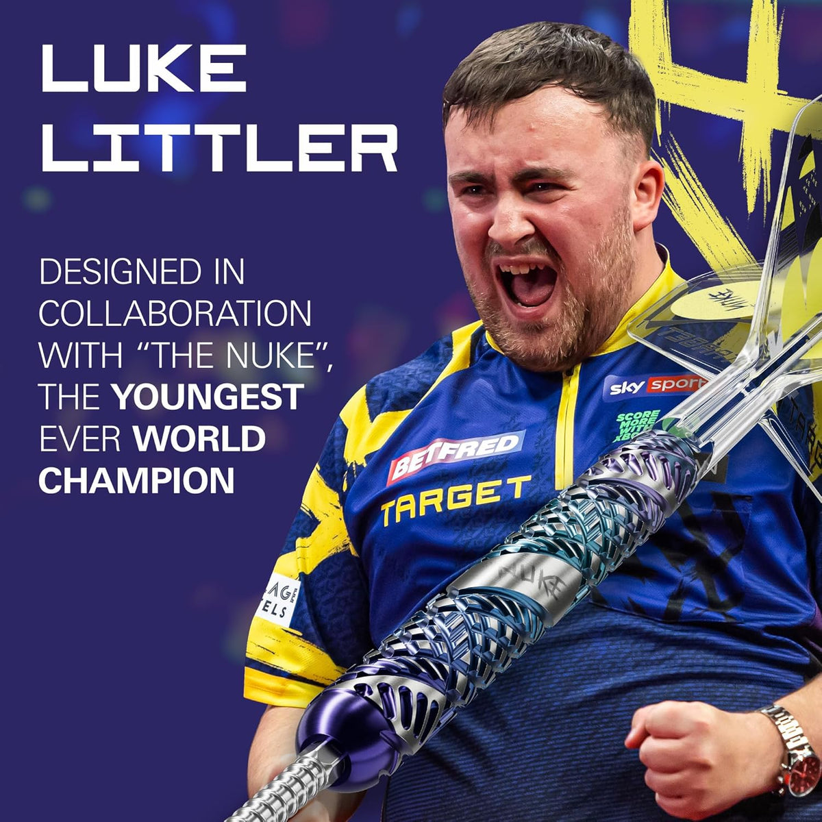 Luke Littler Edge - 95% Tungsten Darts (SP) 23G