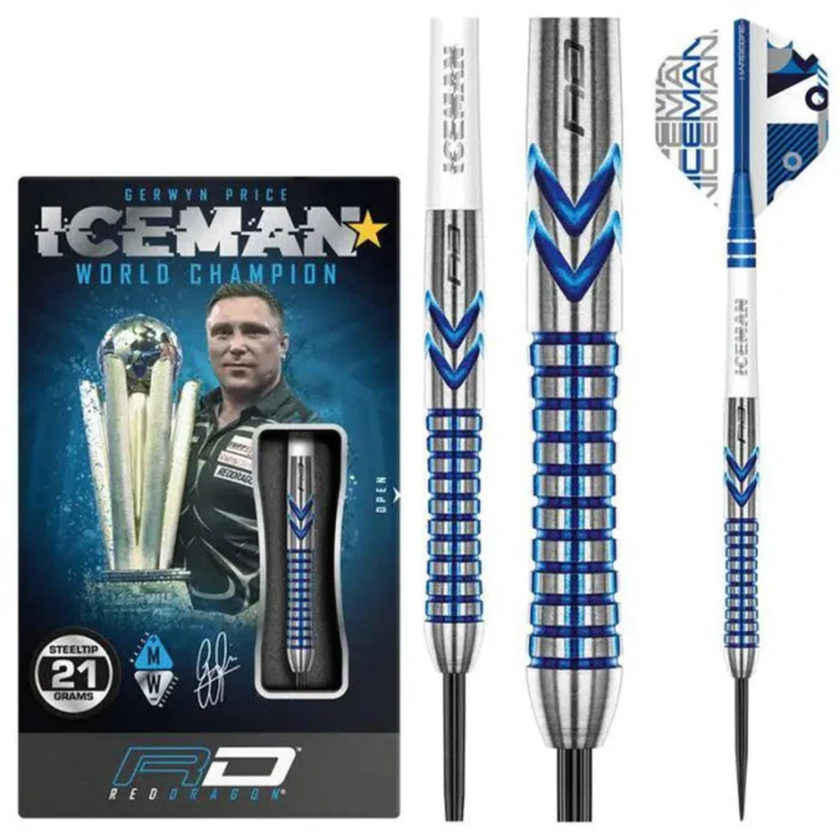 Red Dragon Gerwyn Price Contour 90% Tungsten Steel Tip Darts