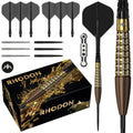 Mission Rhodon Darts Steel Tip - 95% Tungsten - Bronze & Gold PVD 25G