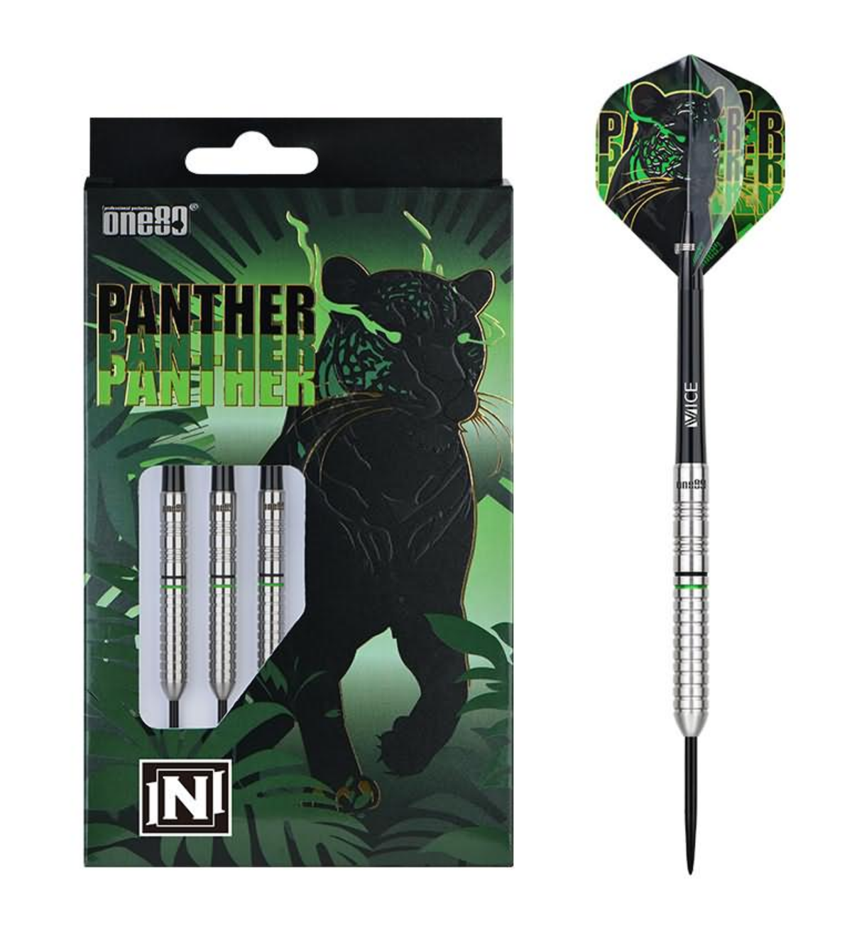 ONE80 Panther-N 80% - Steel Tip Darts