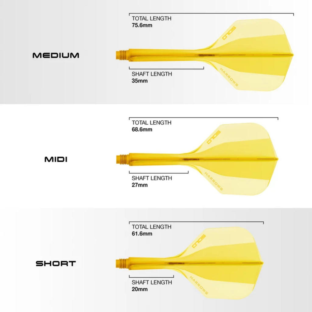 Solo No.6 Integrated Flight and Shaft - Yellow