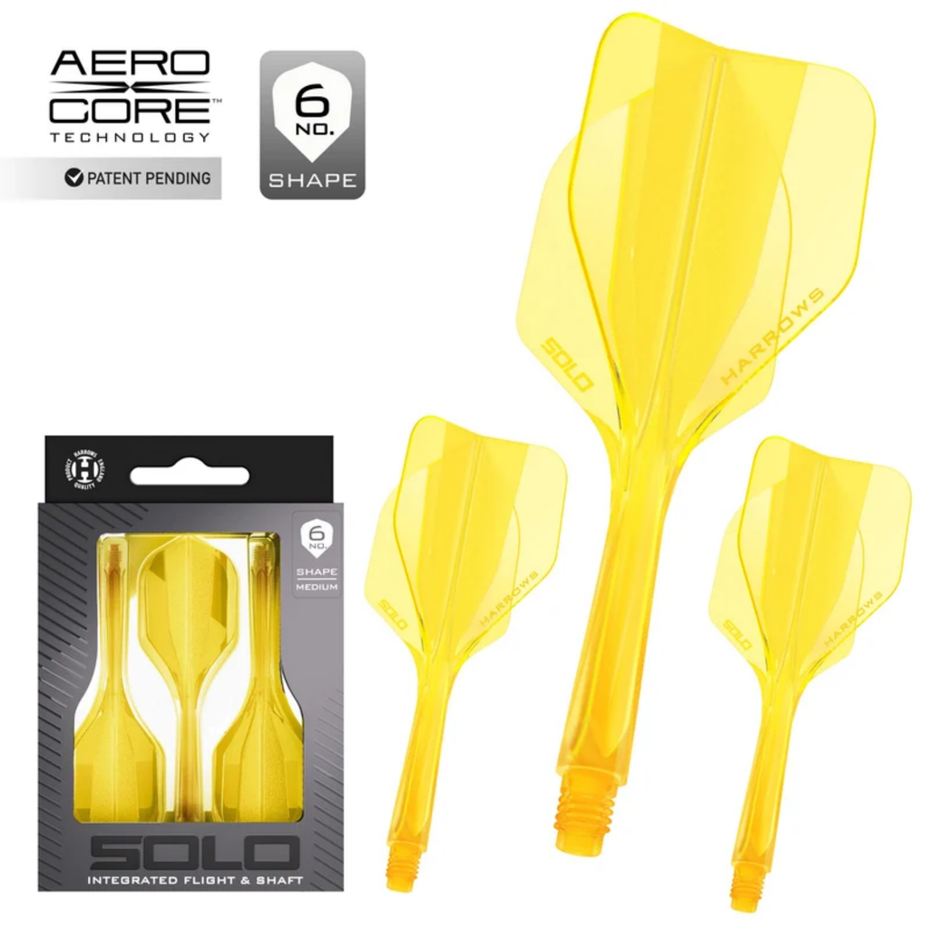 Solo No.6 Integrated Flight and Shaft - Yellow