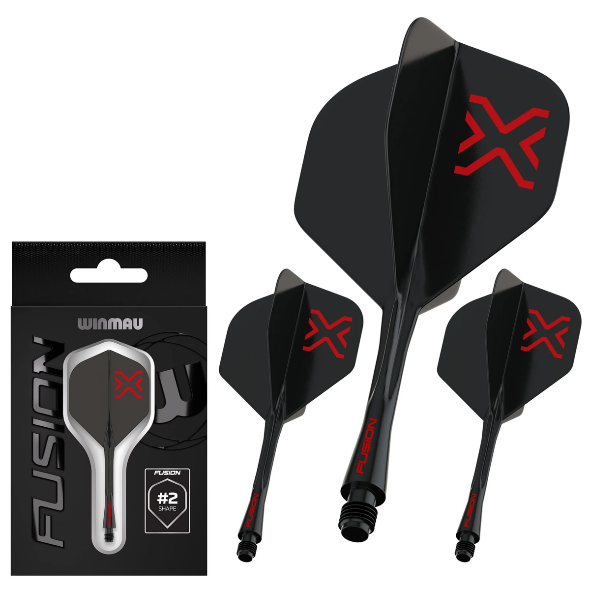 Blade X - Fusion Integrated Flight & Shaft Black