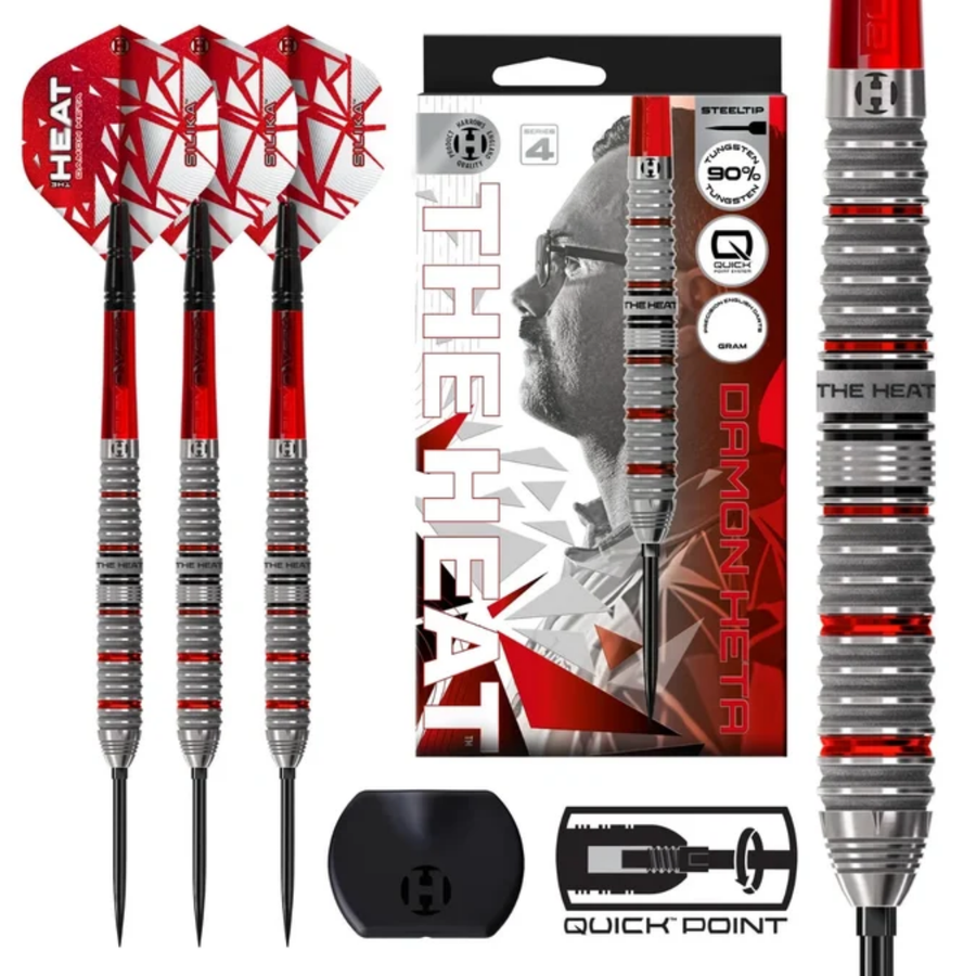 Harrows Damon Heta Series 4 QP 90% Tungsten Steel Tip Darts